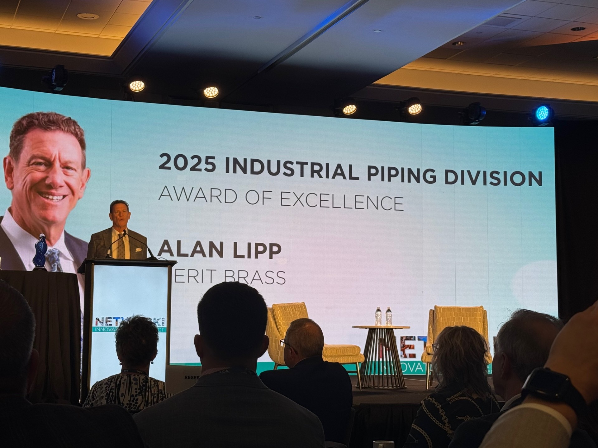 Alan Lipp Receiving IPD Award